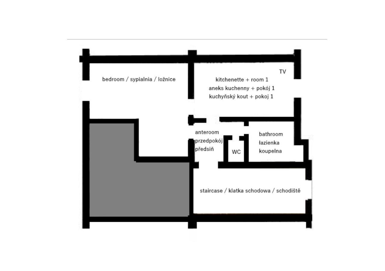 Pod Nachodskym Zamkem Apartman Kültér fotó